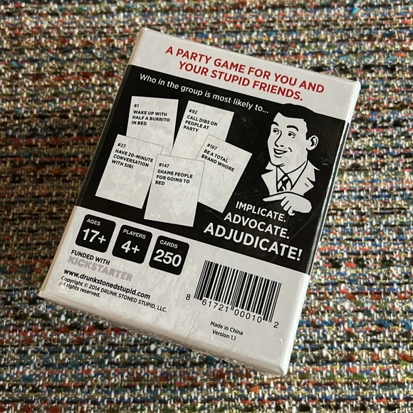 DRUNK STONED OR STUPID A PARTY GAME adults only - Picture 3 of 6